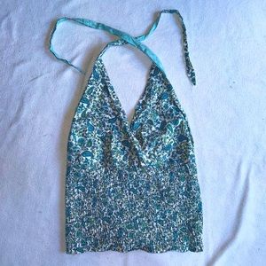 90s paisley halter top